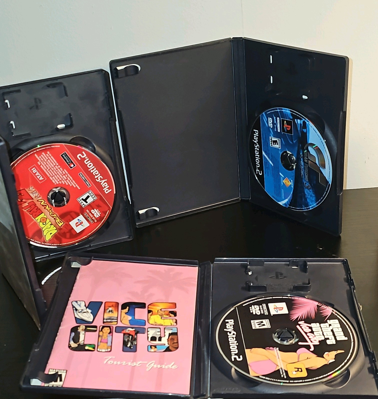 Sony PlayStation 2 PS2 Black Console NTSC-U/C DVD Playback Wired SCPH-39001