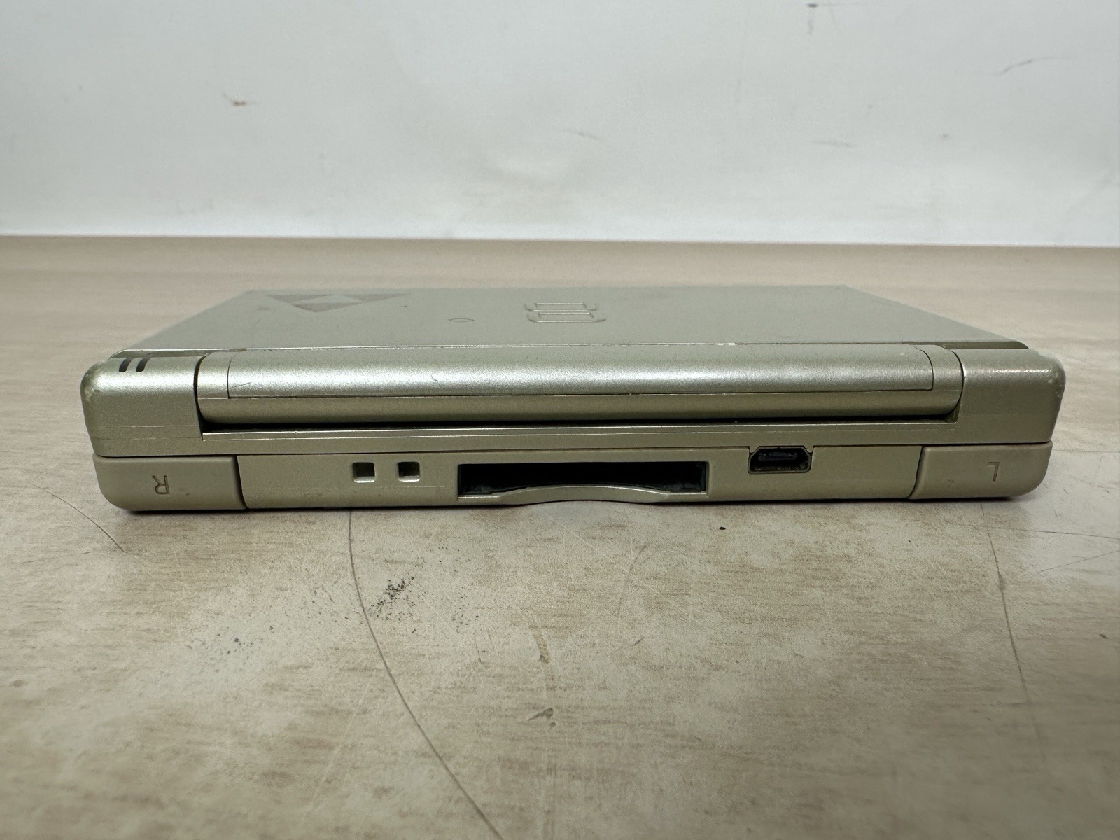 Nintendo DS Lite ZELDA TRIFORCE Handheld Console USG-001 w/ GBA Cover – WORKS!