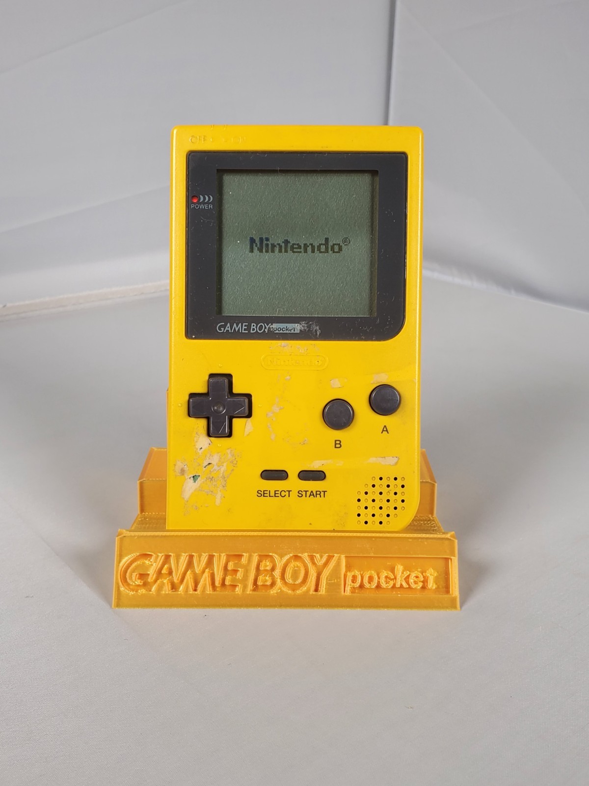 Nintendo Game Boy Pocket Handheld Console Yellow Tested Works Used