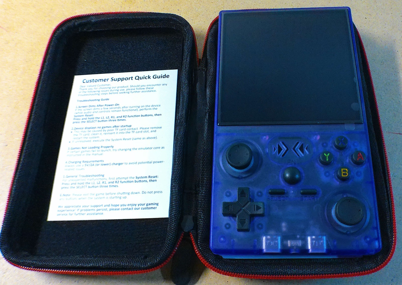 XF40V Retro Handheld Game Console Purple