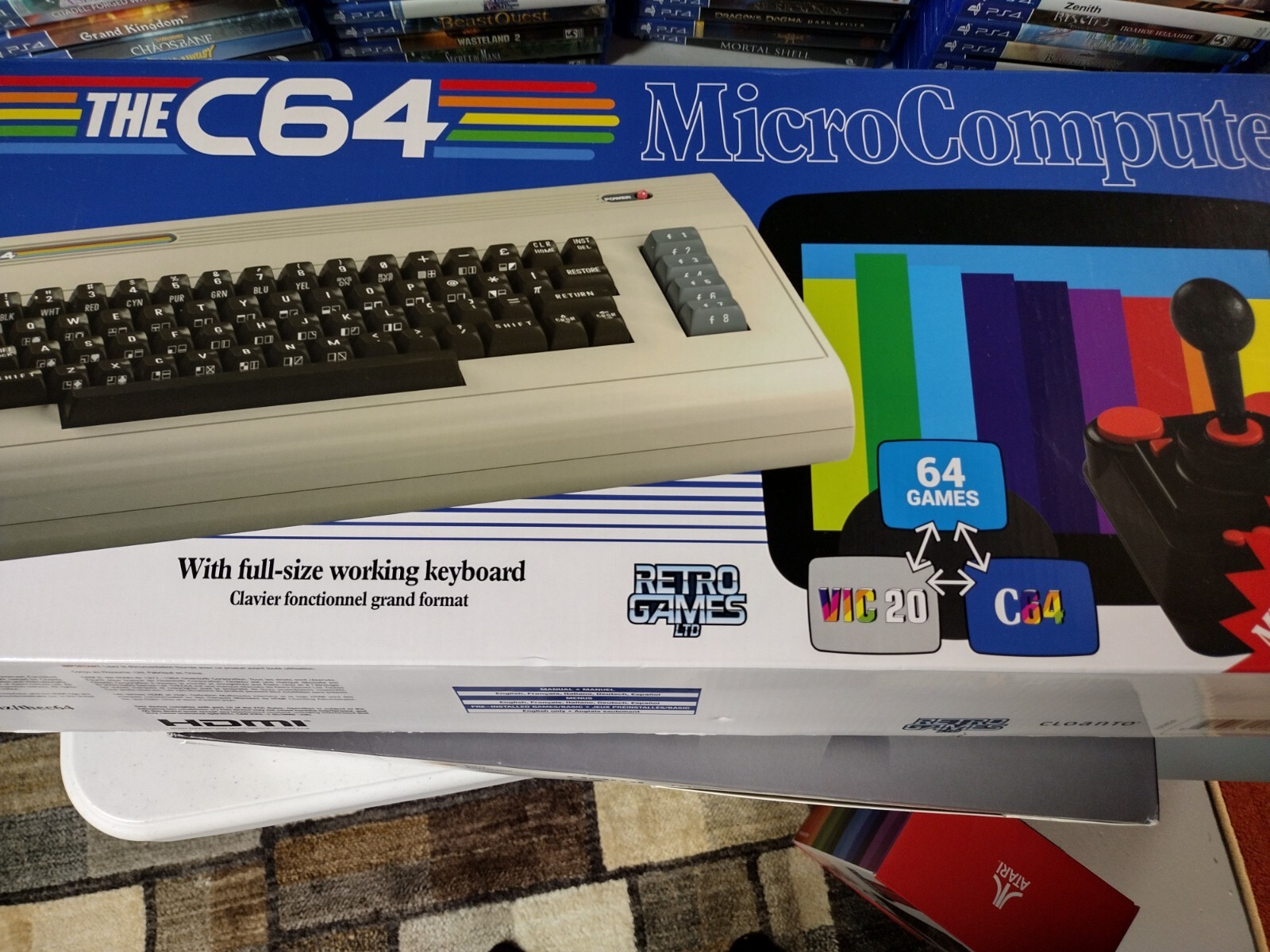 The C64 RETRO Computer Full Size Working Keyboard Commodore 64 NEW
