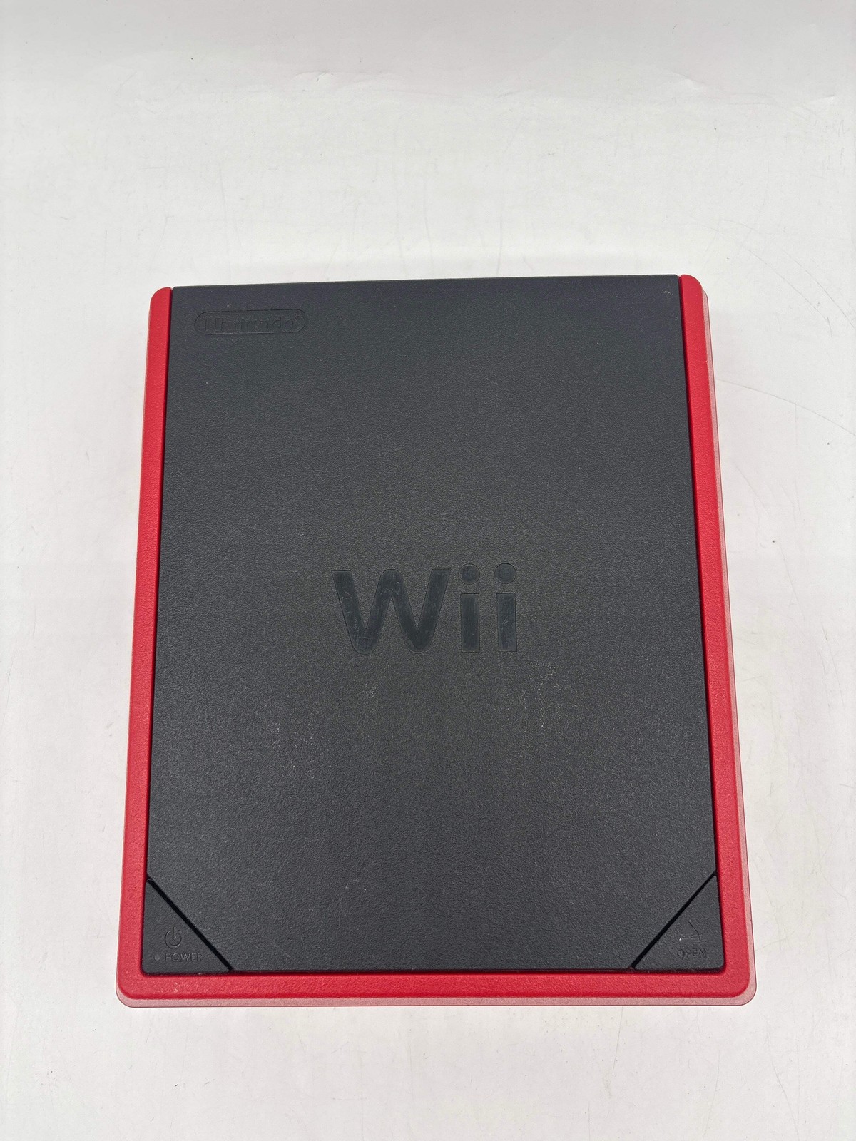 Nintendo Wii mini RVL-201 Red Console W/ 4 Controllers + Cables + 5 Games – Used
