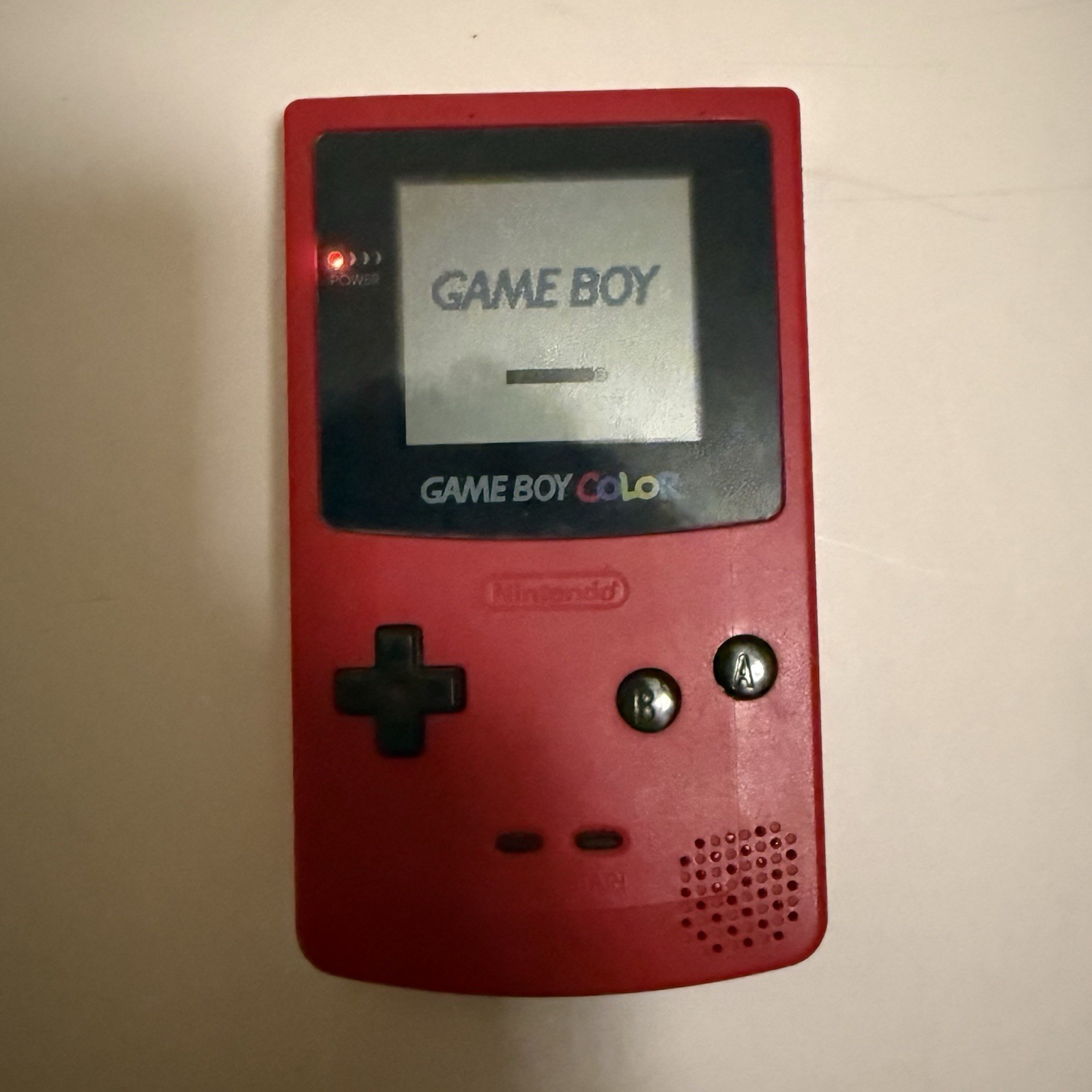 Nintendo Game Boy Color Console GBC CGB-001 – Berry Red – 100% OEM- Tested Works