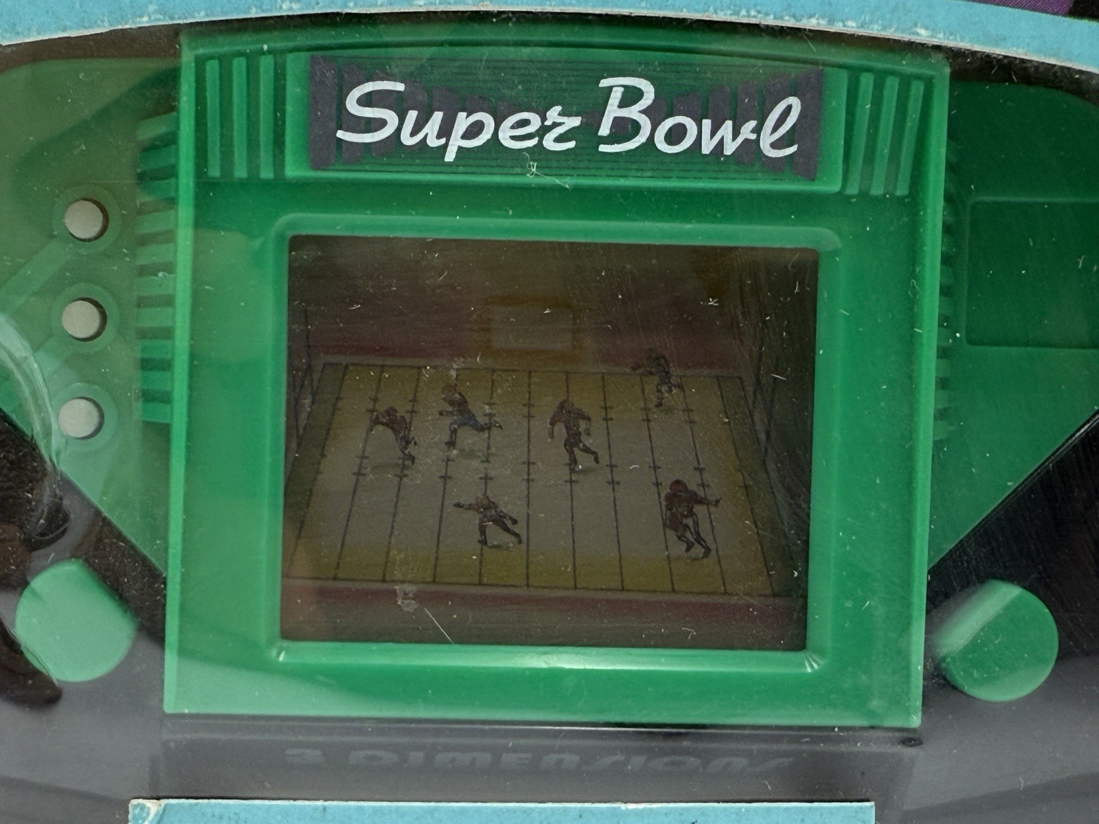 VINTAGE 80s LCD GAME HANDHELD SUPER BOWL RUGBY US FOOTBALL NEW OLD STOCK FT7