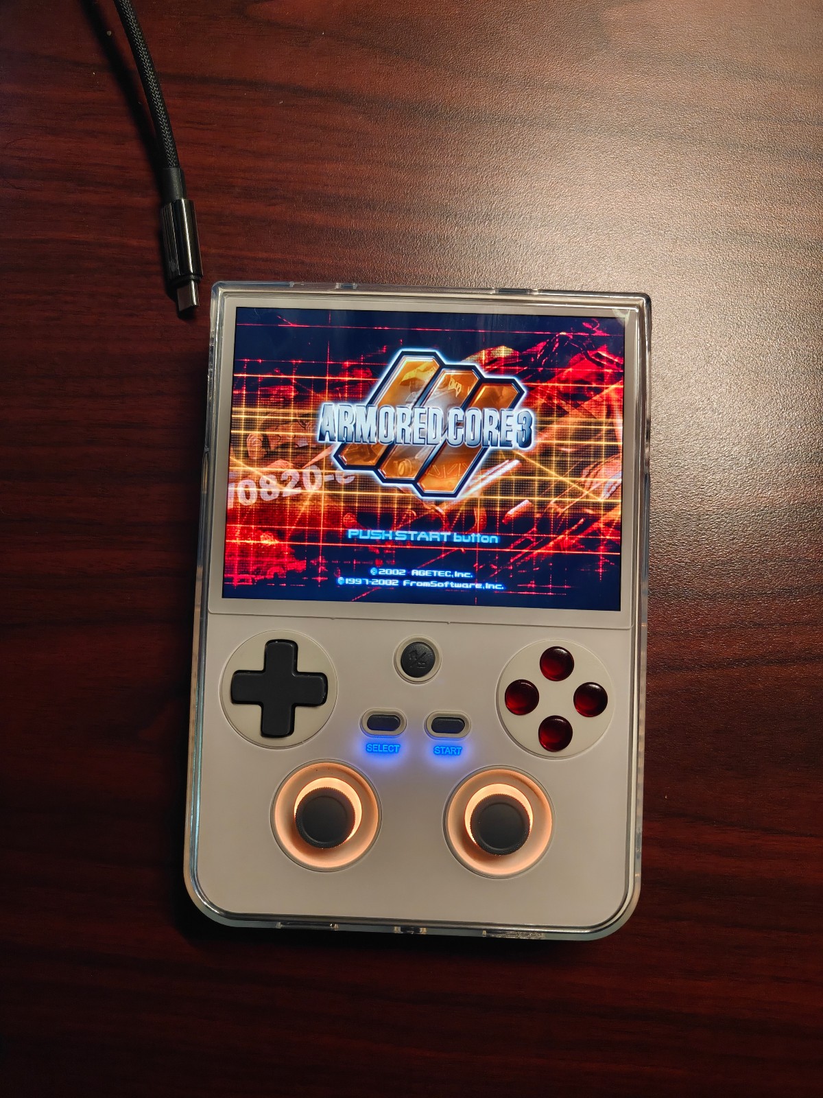 ANBERNIC RG 477V 8GB RAM + 128GB Storage Retro Gray + No SD Card