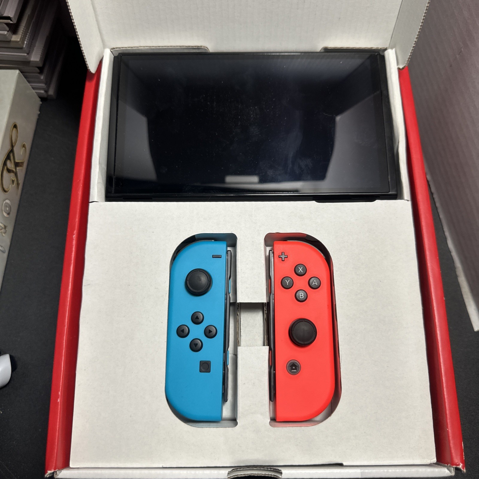 Nintendo Switch OLED Neon Red & Neon Blue Japan Tested – Read Full Description !