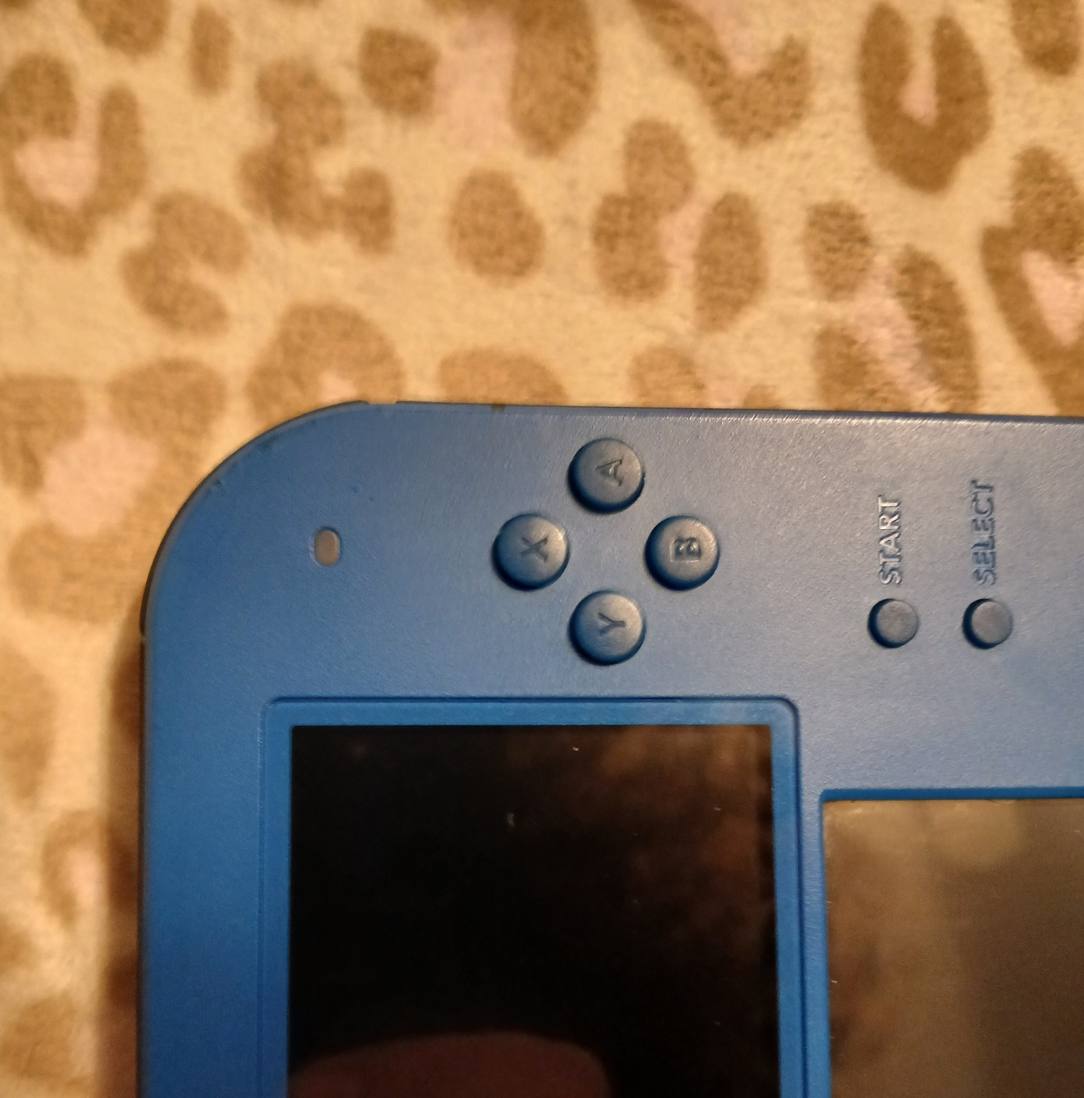 Nintendo 2DS Lot Black/Blue Mario Kart 7 Edition + Charger+ Case + Games Bundle