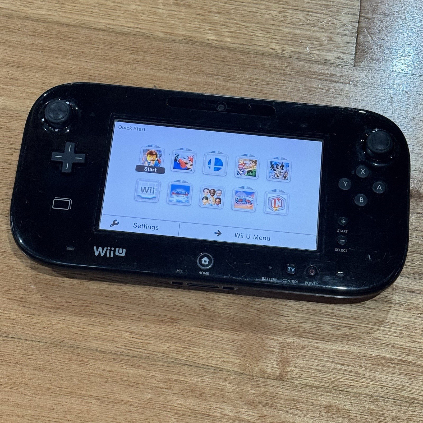 Genuine Nintendo Wii U Gamepad WUP-10 – C Grade – With Stylus & Good Battery