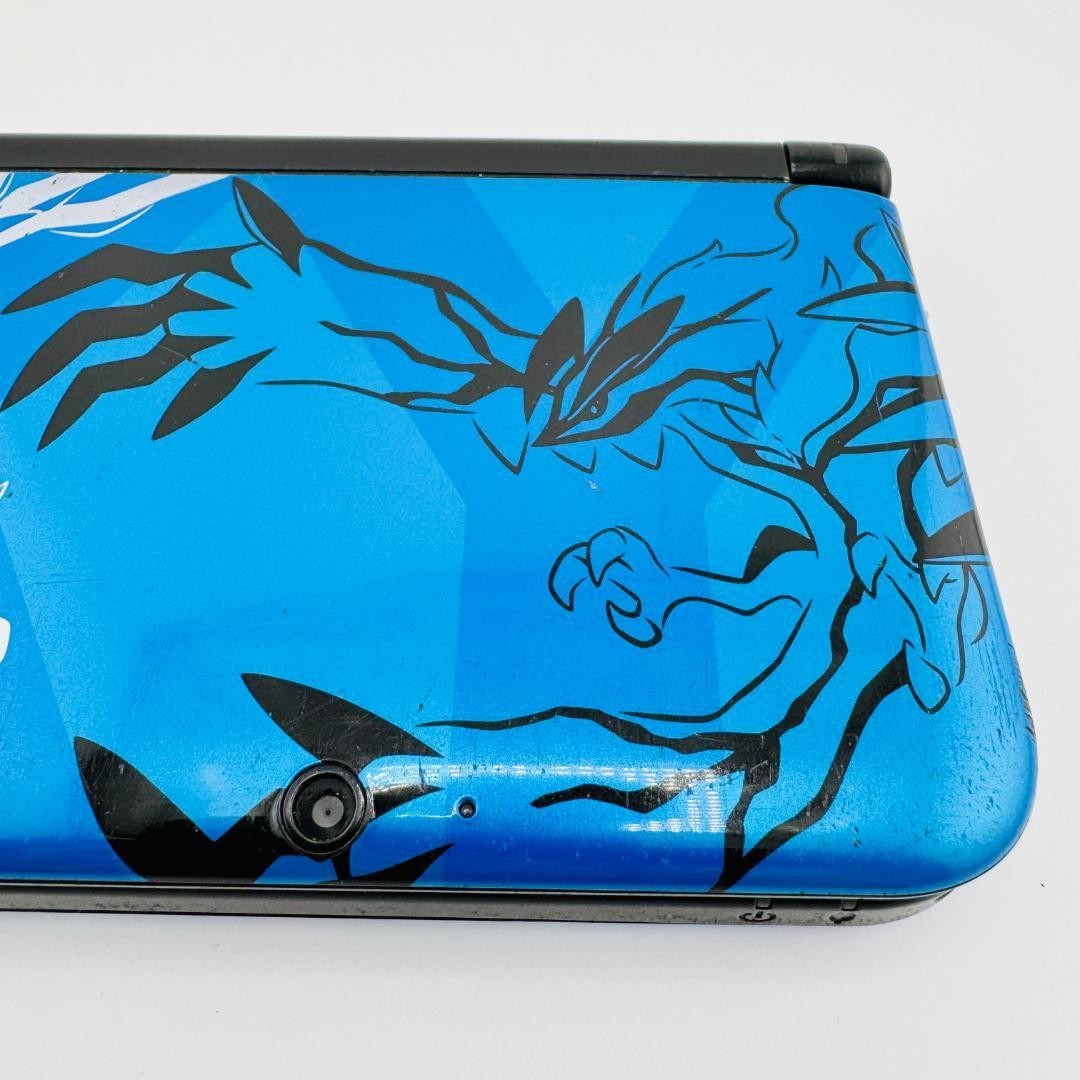 Nintendo 3DS XL LL Pokemon XY Xerneas Yveltal Blue Console SD Card Tested Japan
