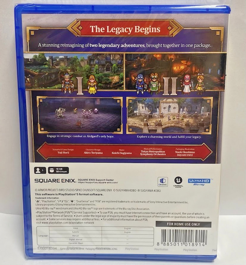 Dragon Quest I & II HD-2D Remake (Multi-Language) PS5 New Special (2025 RPG)