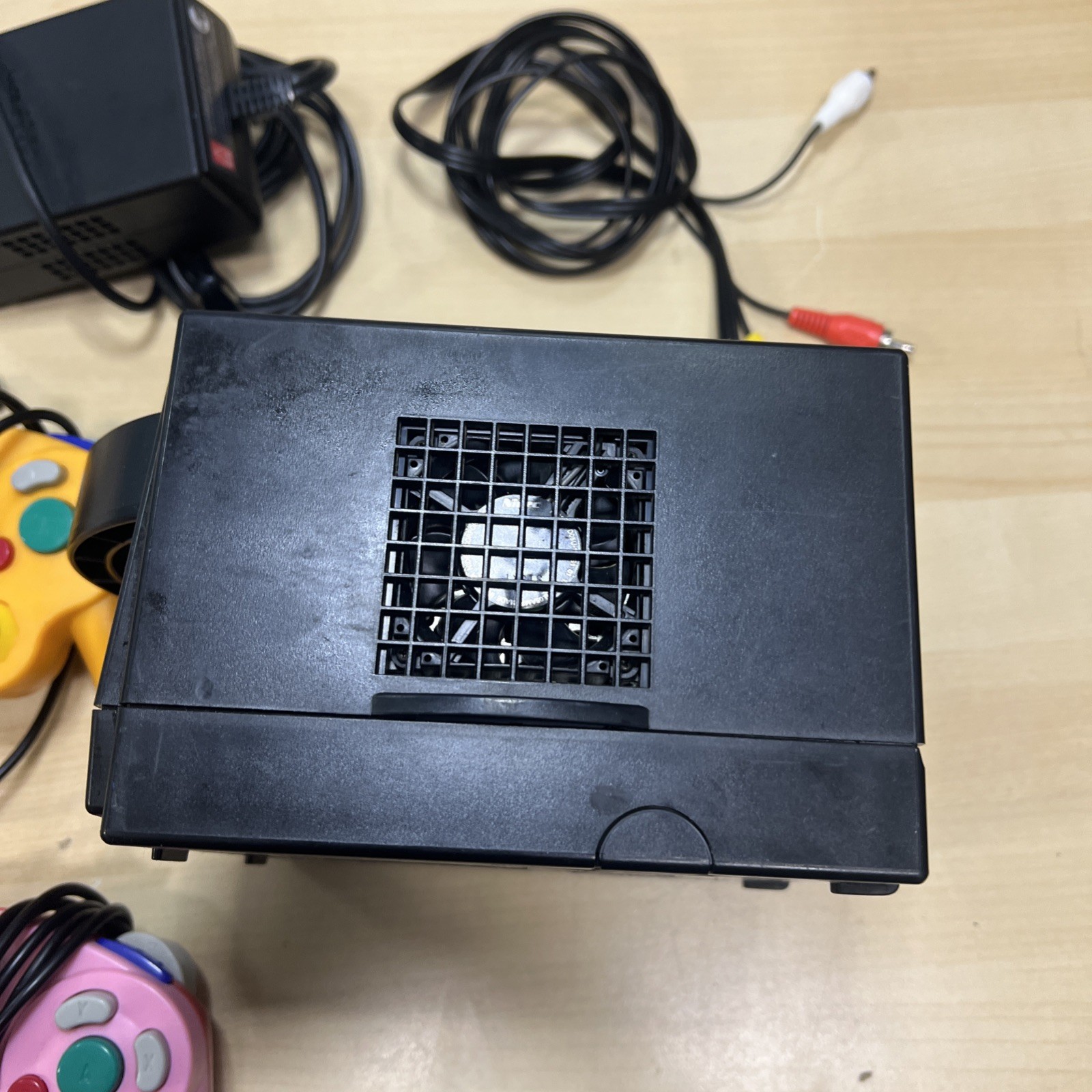 Nintendo GameCube Black 2001 DOL-001 Game Console Jpn, Tested Working