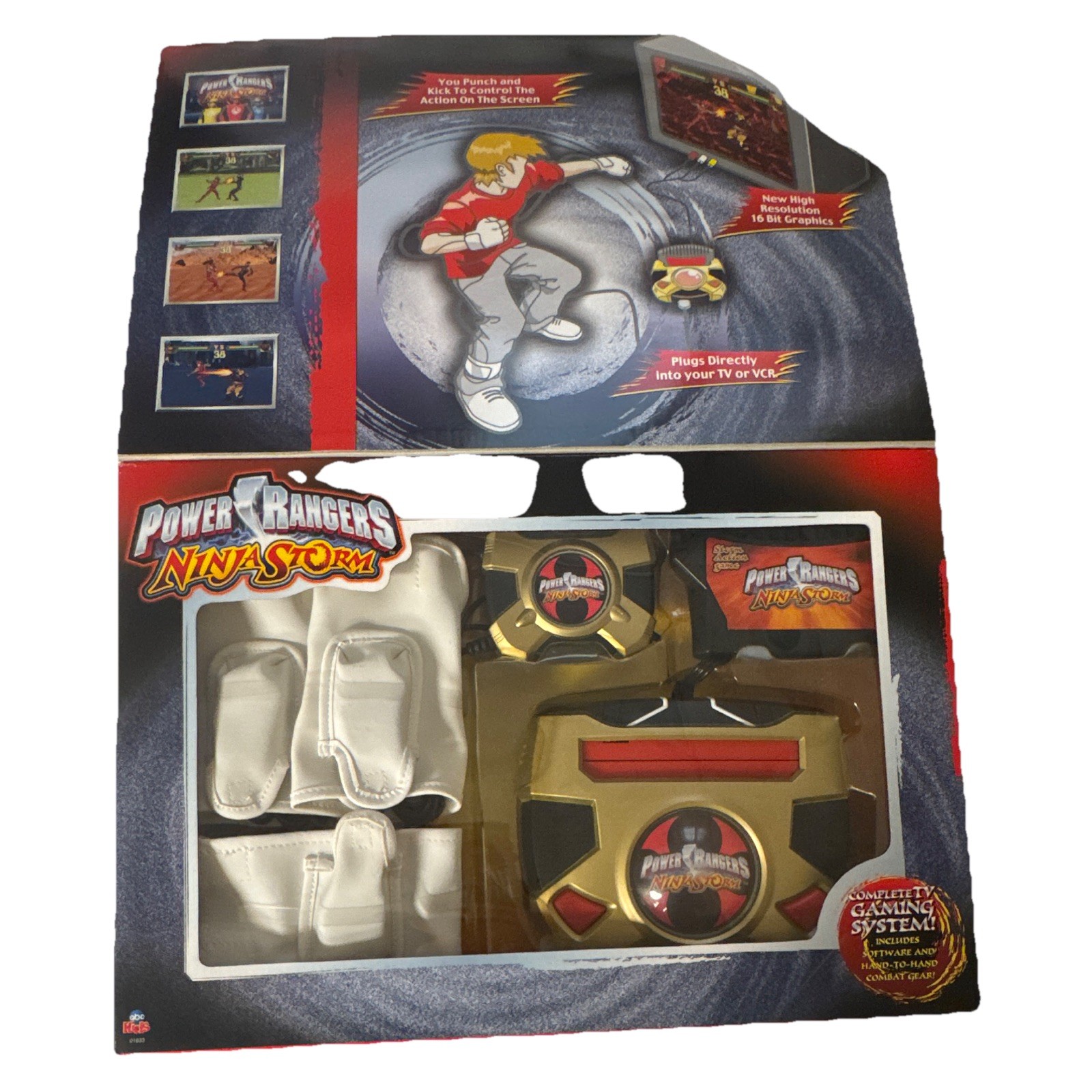 Storm Action Power Rangers Ninja Storm Plug & Play TV Gaming System, 16-bit, RCA