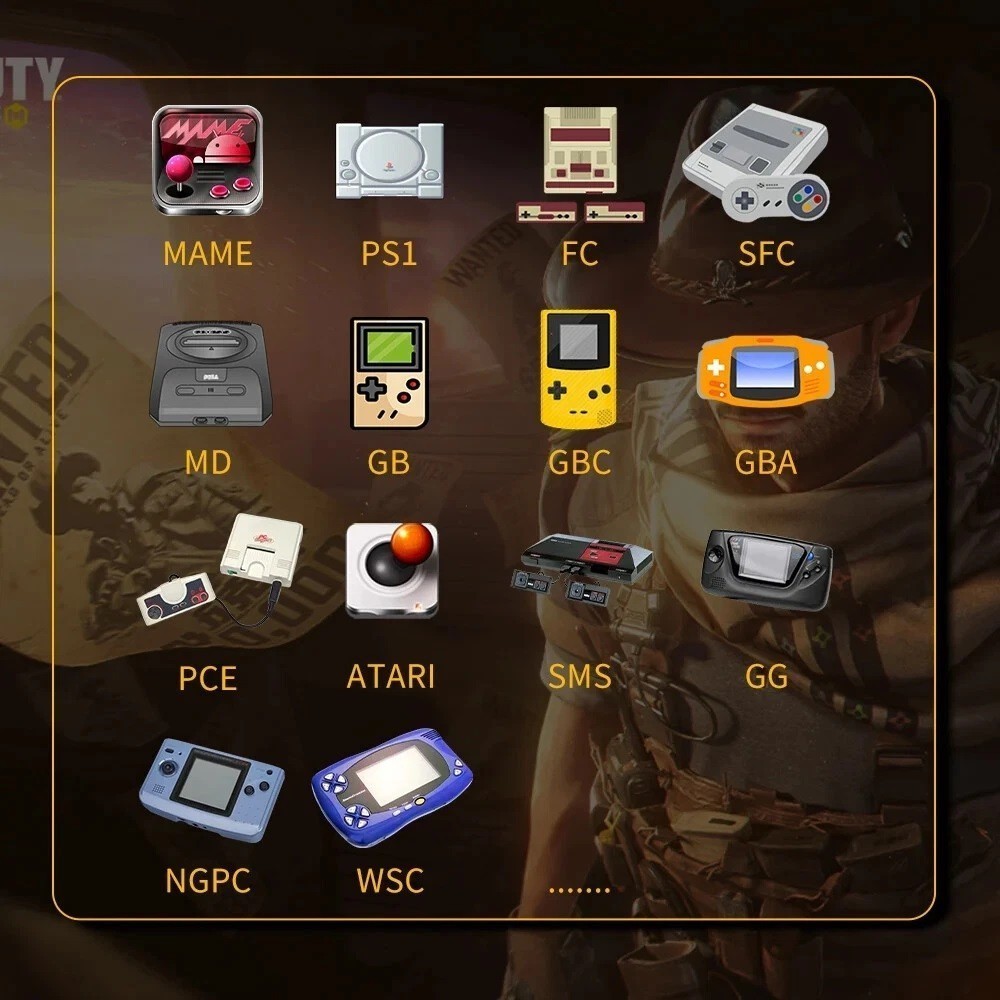 SF3000 Retro Handheld Game Console 4.5″ IPS Screen Built-in 20000+ Classic Games