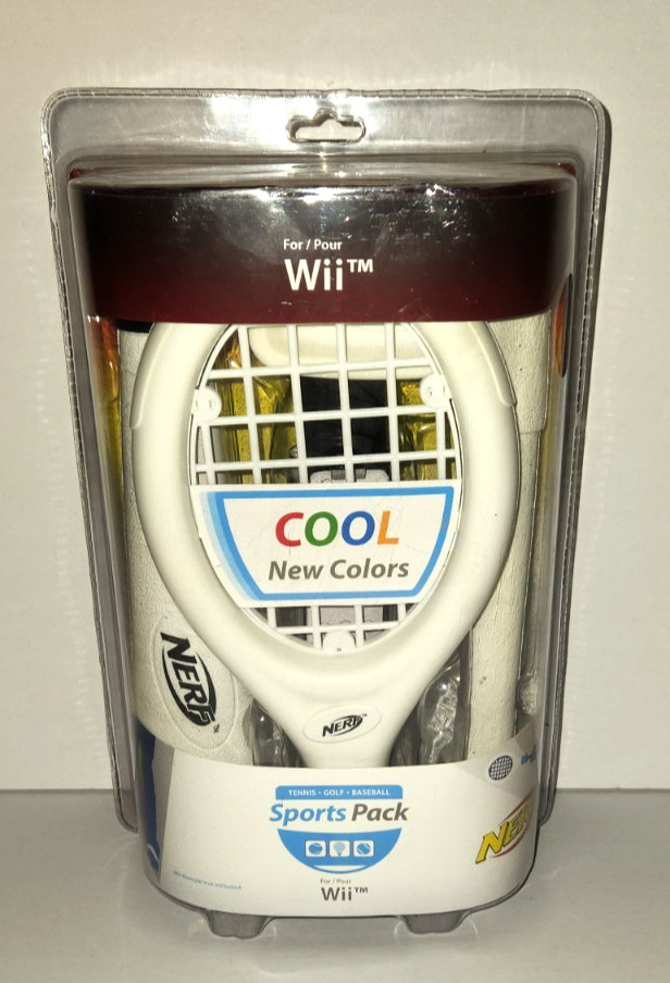 Nintendo Wii White RVL-001 w/ Wii Sports + Extra Remote + Sports Pack- BRAND NEW