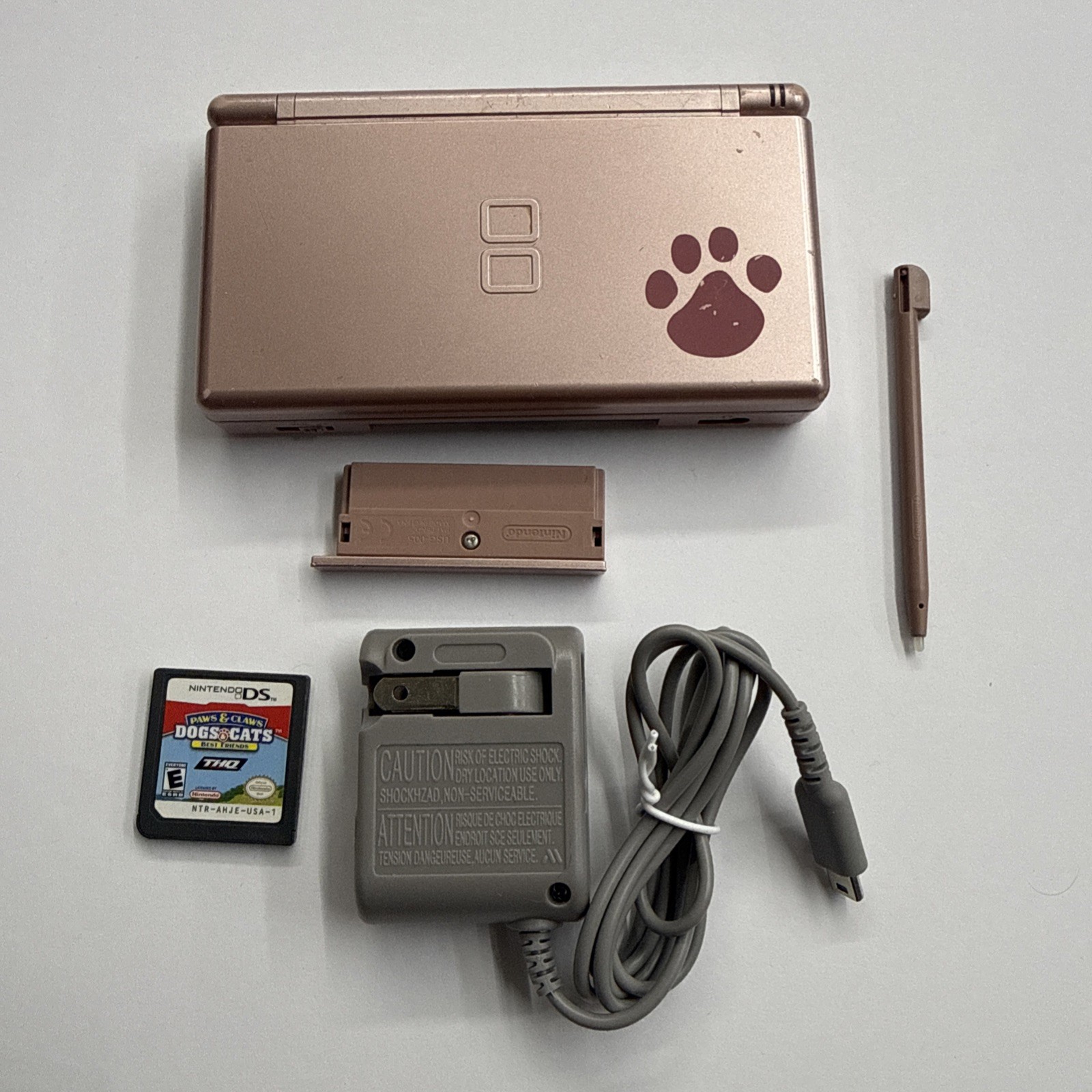 Ds – Nintendo DS Lite Nintendogs Best Friend Metallic Rose Console Tested 2945