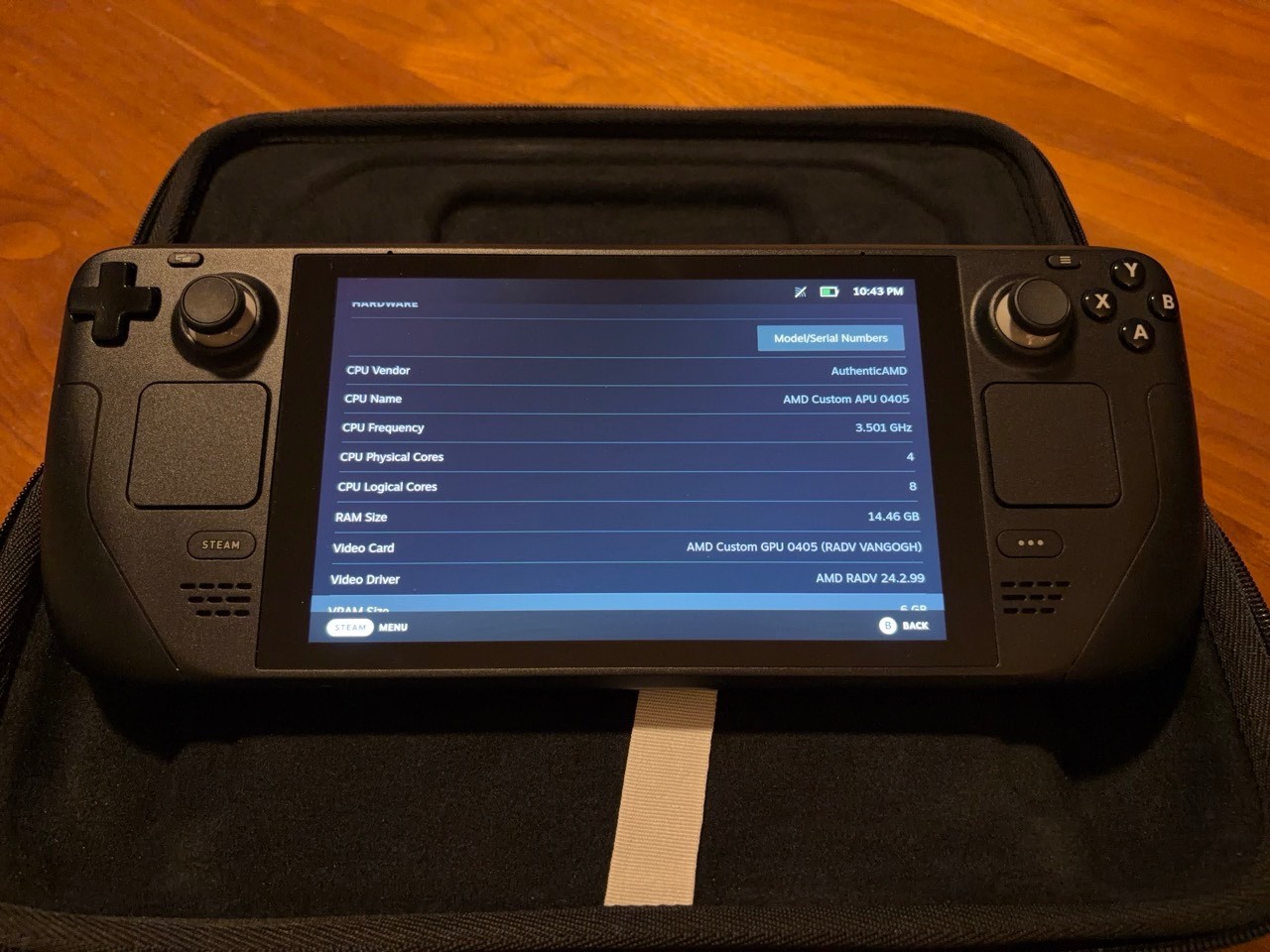 Valve Steam Deck 64GB LCD Handheld – Excellent Cond – 512GB MicroSD + Case
