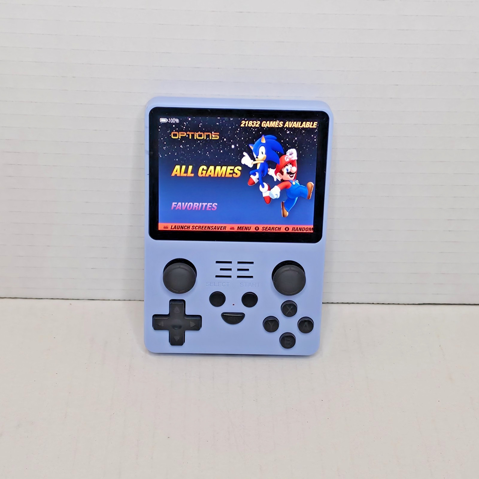 Powkiddy RGB20S Handheld gaming console – Blue