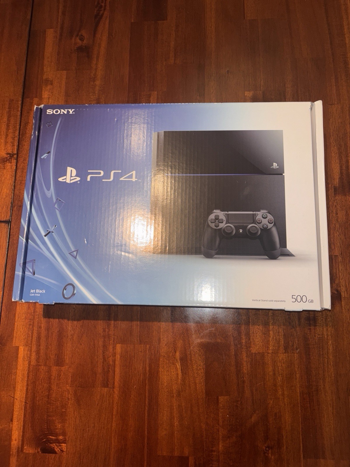 Sony PlayStation 4 PS4 Jet Black 500GB Console CUH-1115A Wi-Fi NTSC-U/C ONLY BOX