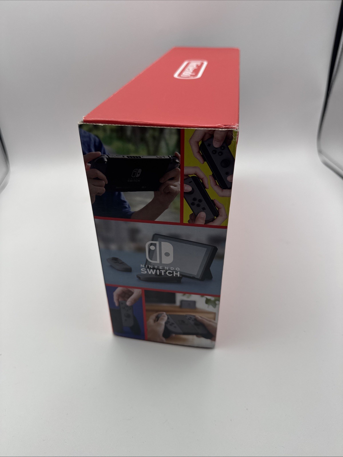 Nintendo Switch Console Box ONLY w/ Inserts & Manual Gray Joy-Con HAC-001 (-01)