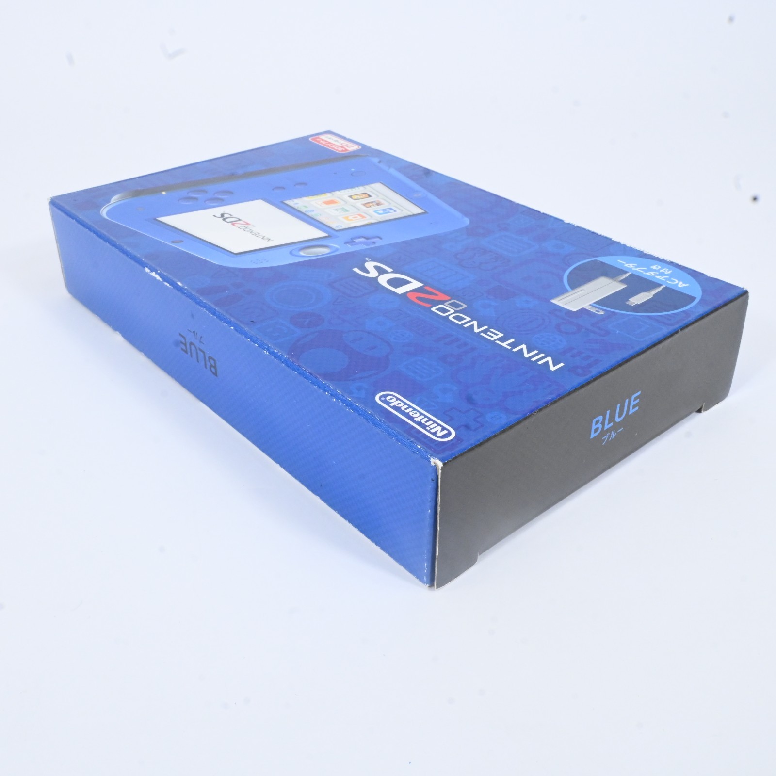 Nintendo 2DS Blue Console FTR-001 Boxed Tested w/ Mahjong DS NTSC-J