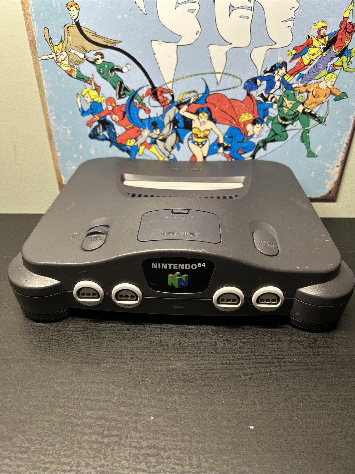 Vintage Nintendo 64 N64 NUS-001 USA Console W/ Cords! No Controller.