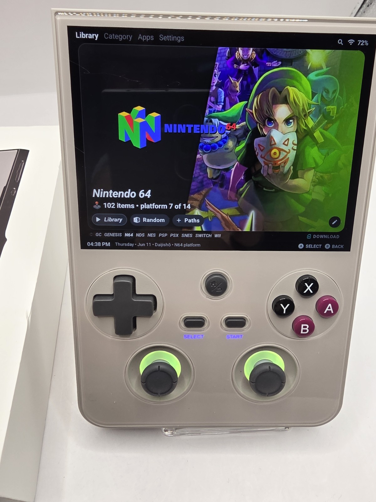 ANBERNIC RG477V 12GB/256GB Retro Gray Loaded Gamma Os 3k Games Ready To Play