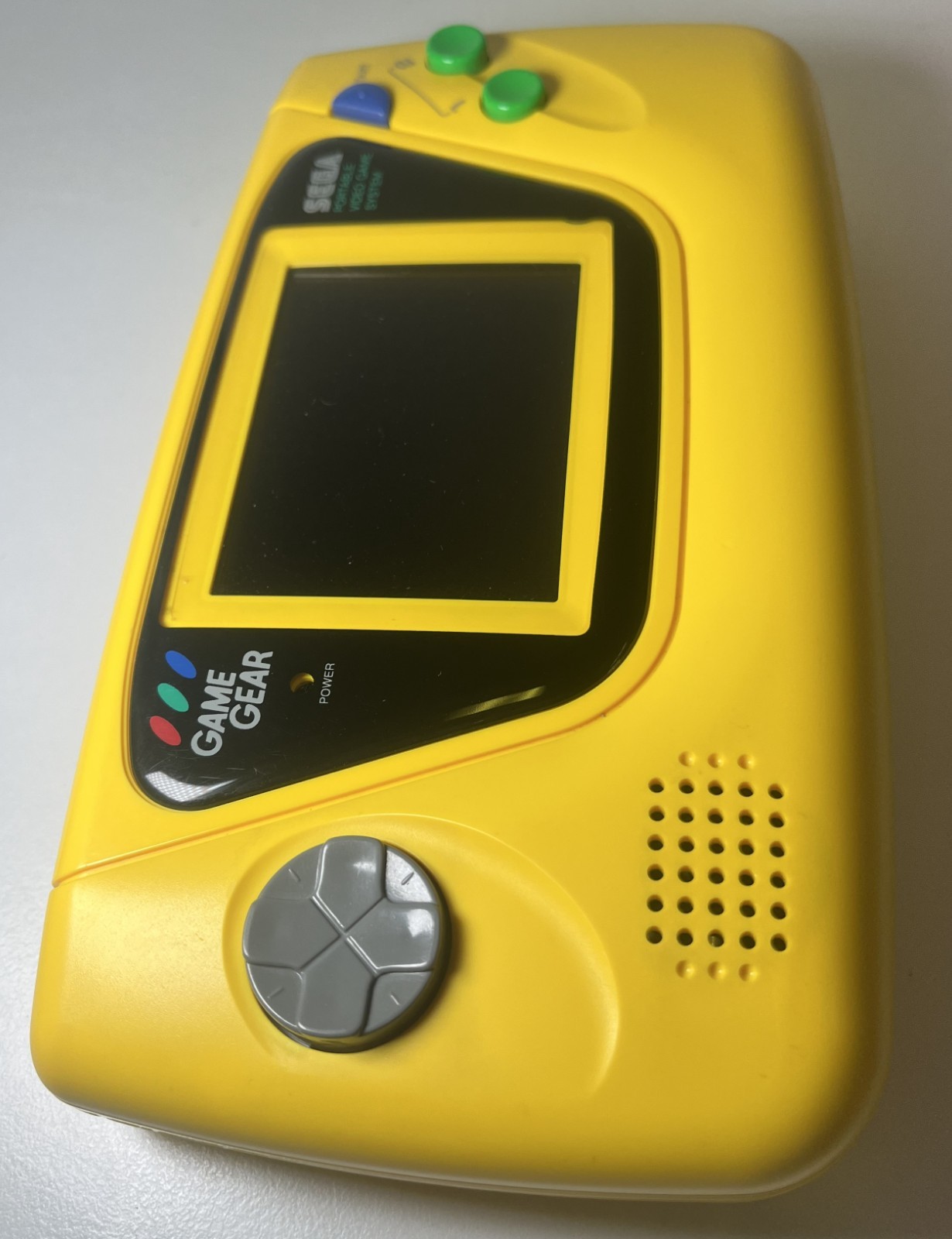 SEGA GAME GEAR HGG-3210 YELLOW EDITION NTSC-J REGION FREE CONSOLE