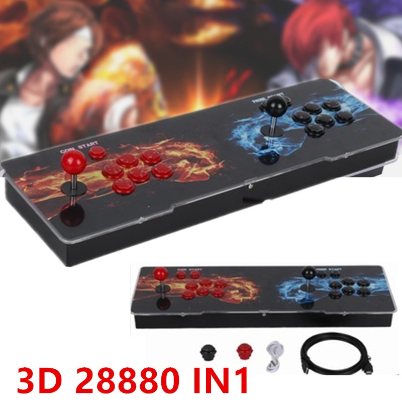 28880 IN1 3D Player Box Retro Video Game Double Stick Home Arcade Consol G2U