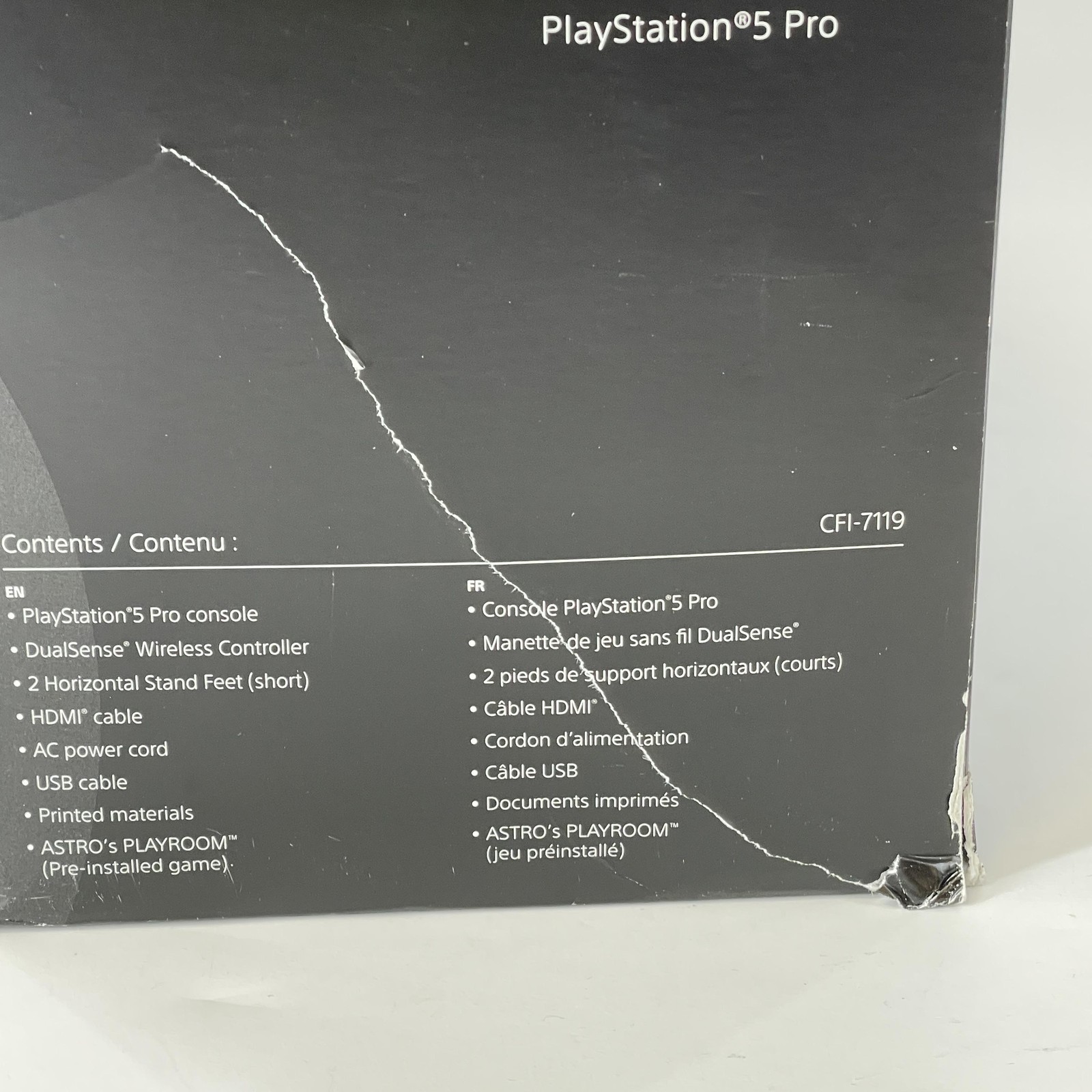 Sony PlayStation 5 Pro Console White 2TB – Open Box w/ Damaged Box