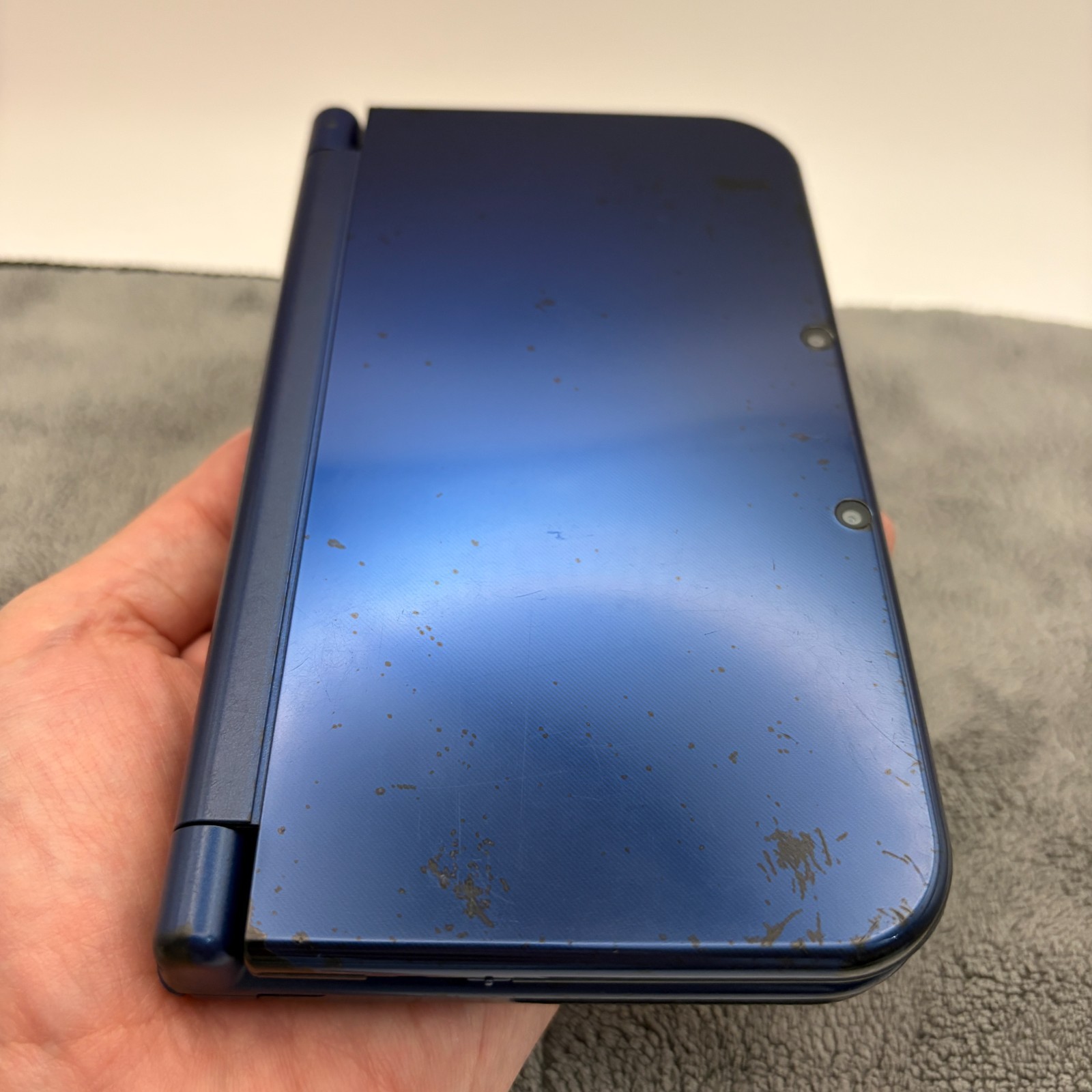 【DUAL IPS】【Excellent5】Rare New Nintendo 3DS LL XL Metallic Blue Game Console
