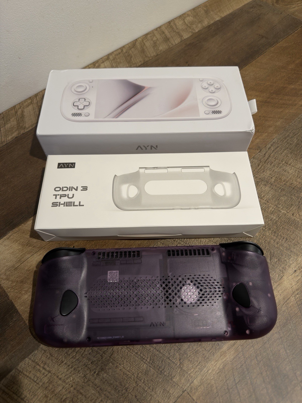 SHIPS FAST AYN Odin 3 Max Purple 16 + 512gb Handheld W/ Box, Charger & Grip