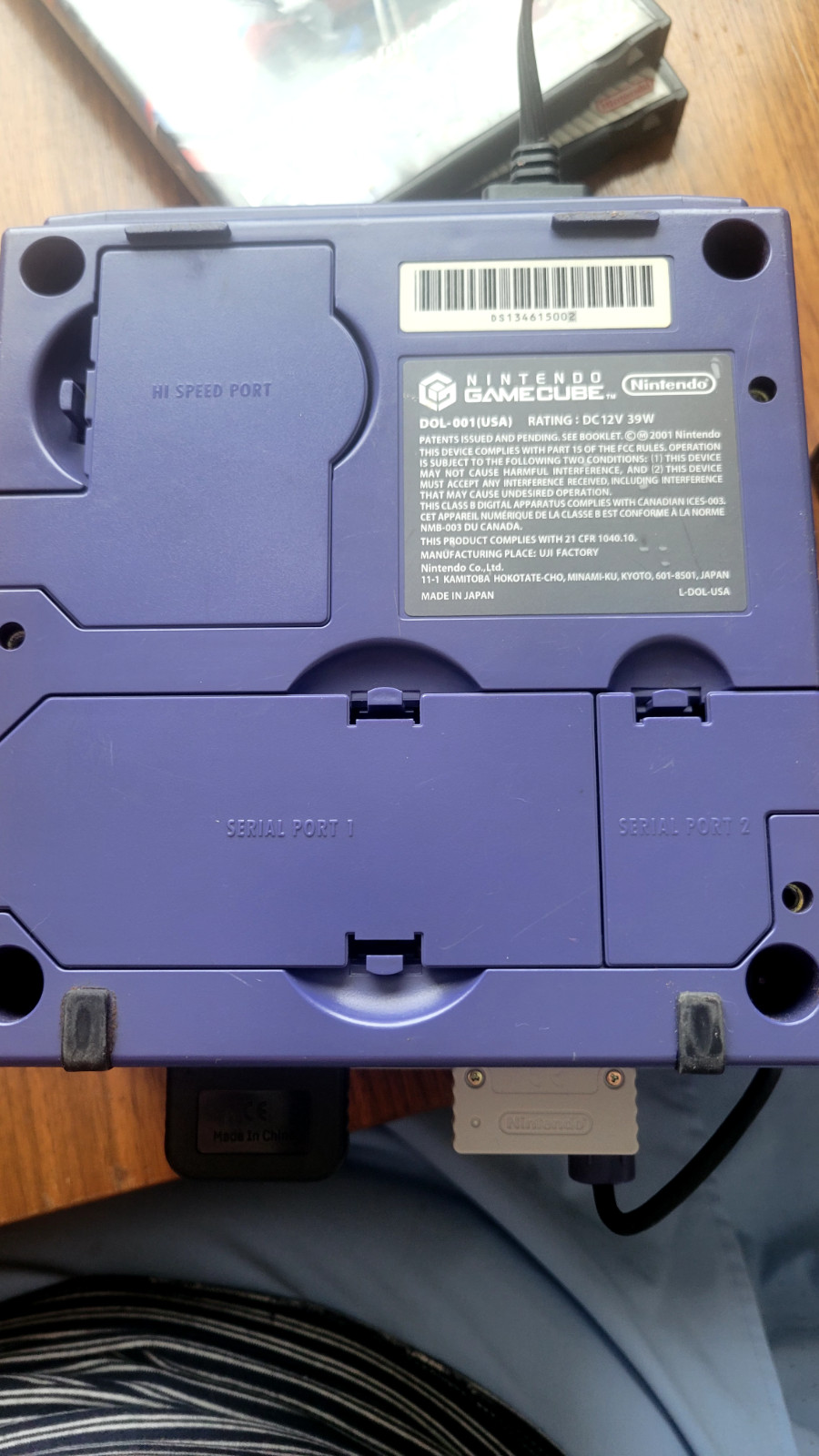 Nintendo GameCube DOL-001 Gaming System – Indigo, includes 2 games