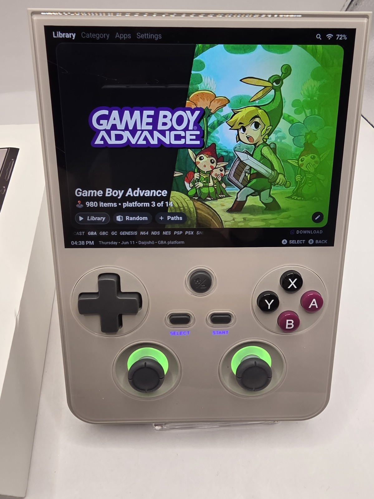 ANBERNIC RG477V 12GB/256GB Retro Gray Loaded Gamma Os 3k Games Ready To Play