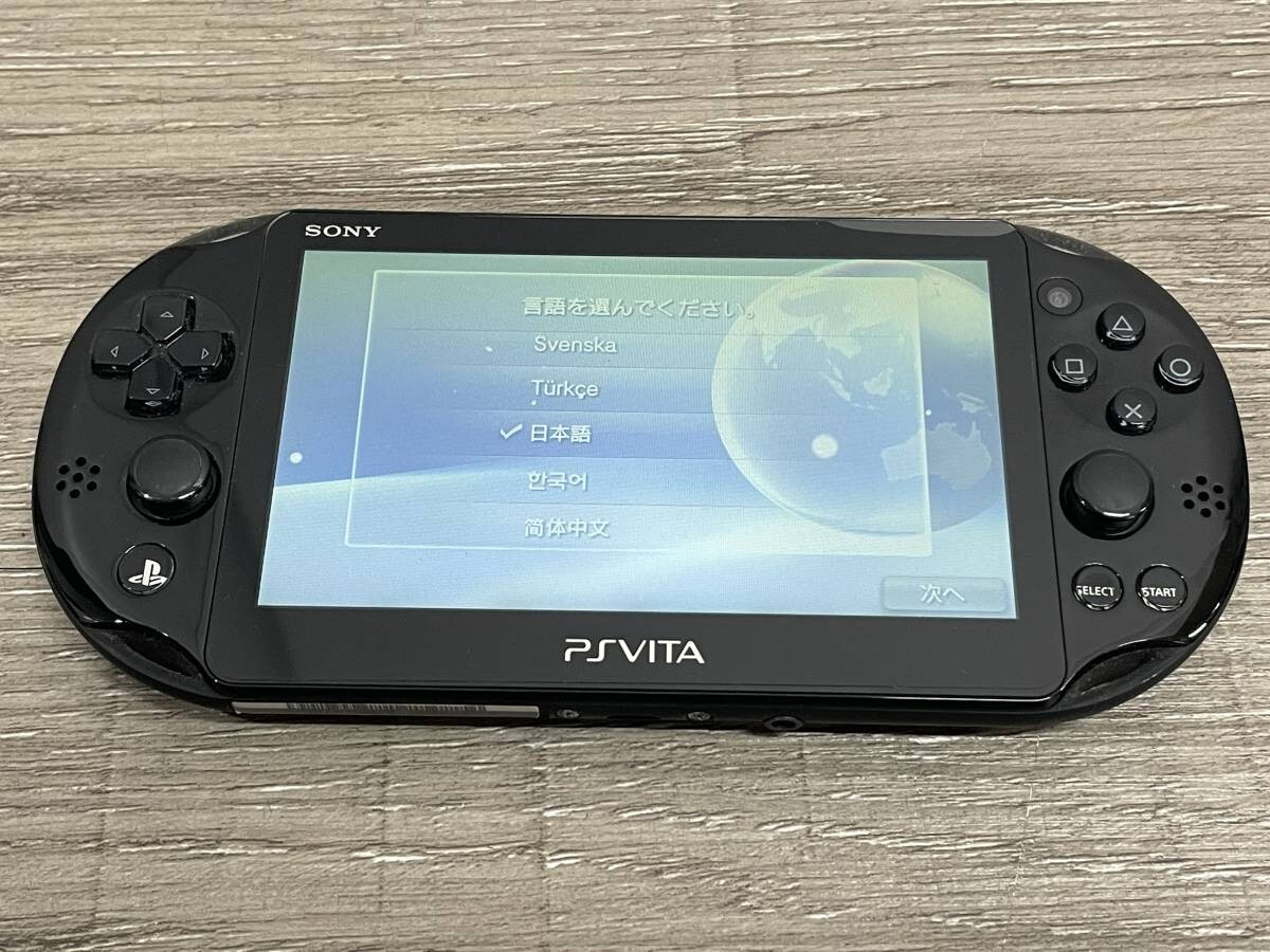 SONY PCH-2000 ZA11 BLACK VITA SLIM REGION FREE OLED CONSOLE
