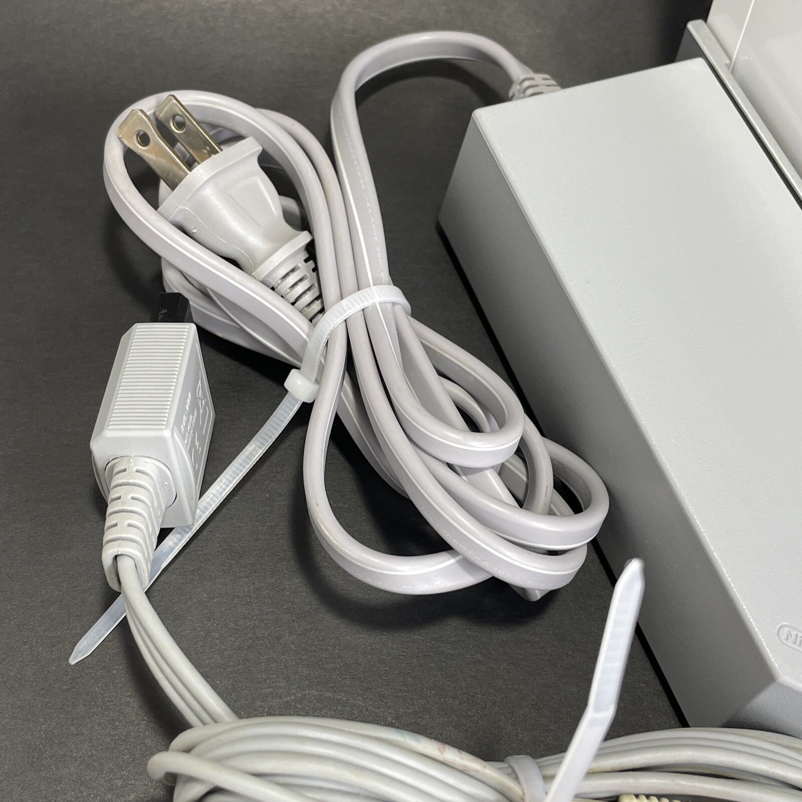 Nintendo Wii Console System: Console, Cables, Dock, Connectors, Many Controllers