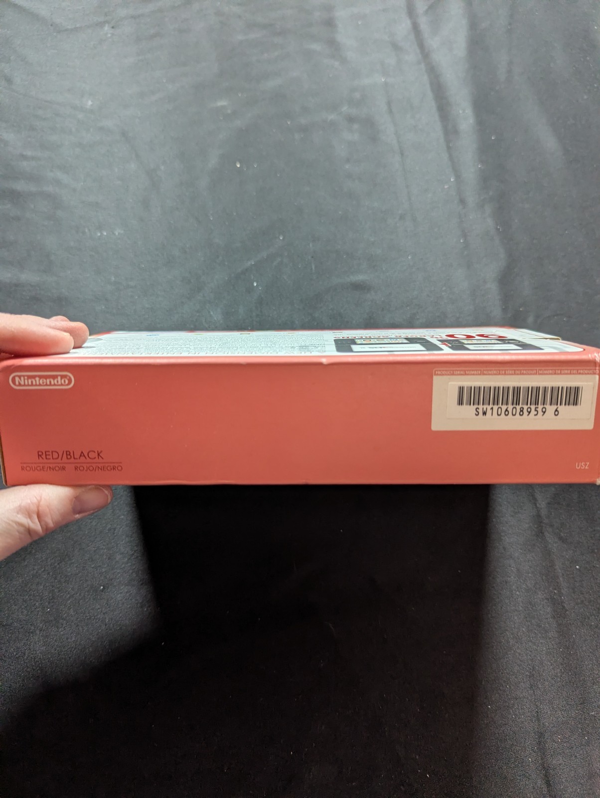 Nintendo 3DS XL Red Black Handheld Console CIB Matching Serials US