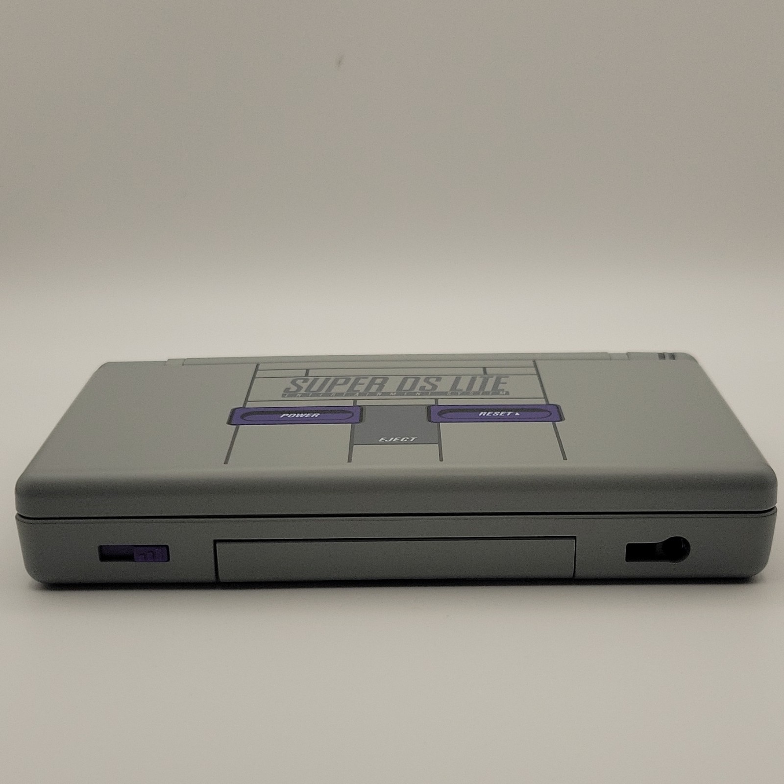 Nintendo DS Lite Super Gray Purple Handheld System Dual Screen RESHELL