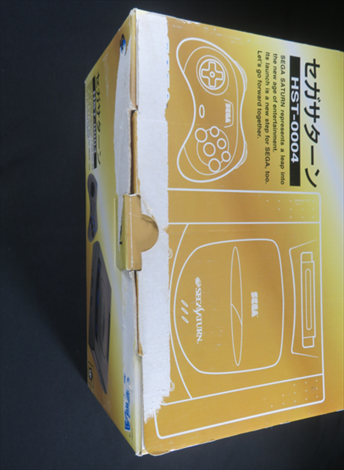Sega Saturn Gray Console HST 3210 game tested games controller set Japan boxed