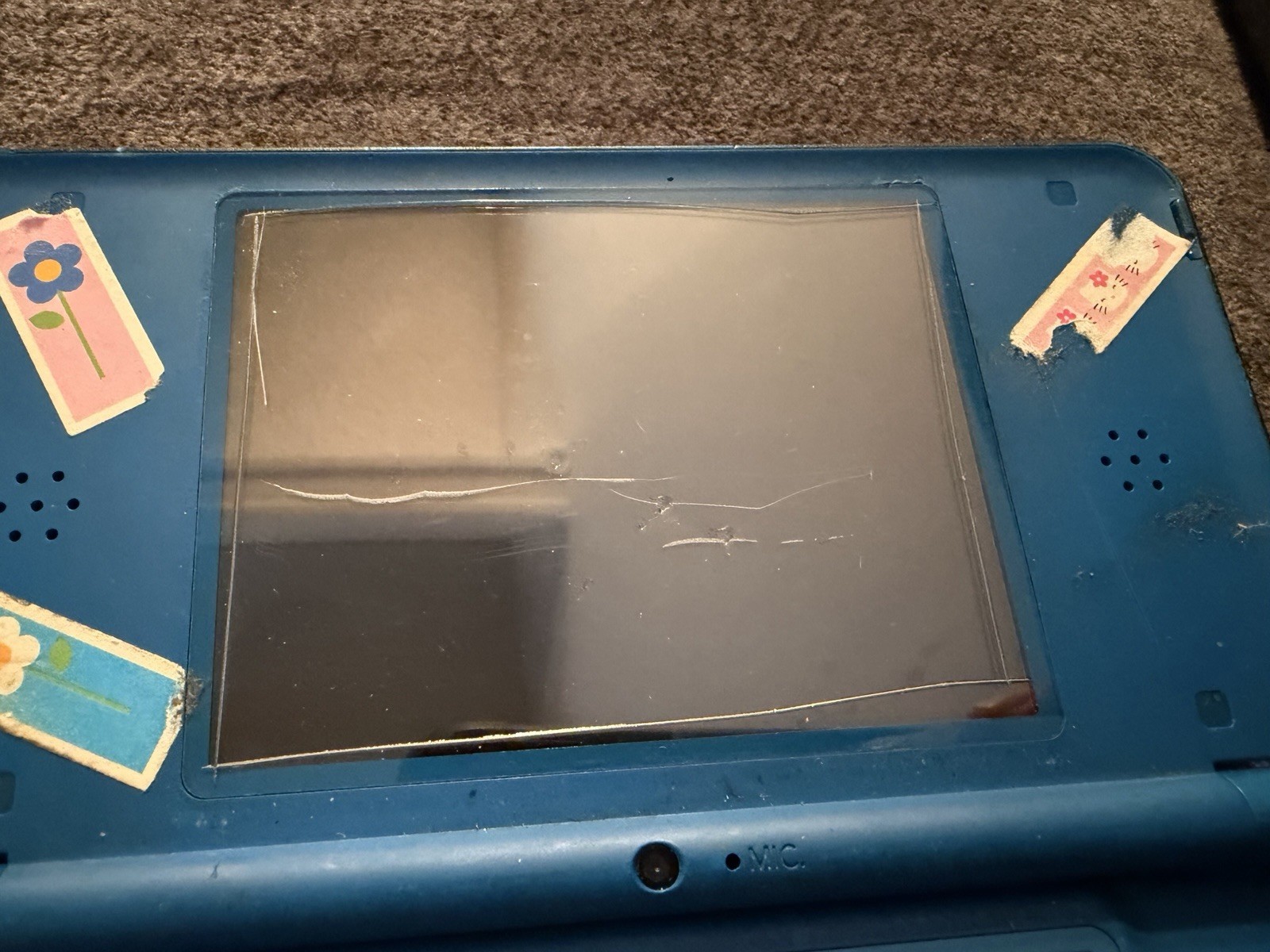 Nintendo DSi XL Handheld System – Midnight Blue For Parts Or Repair