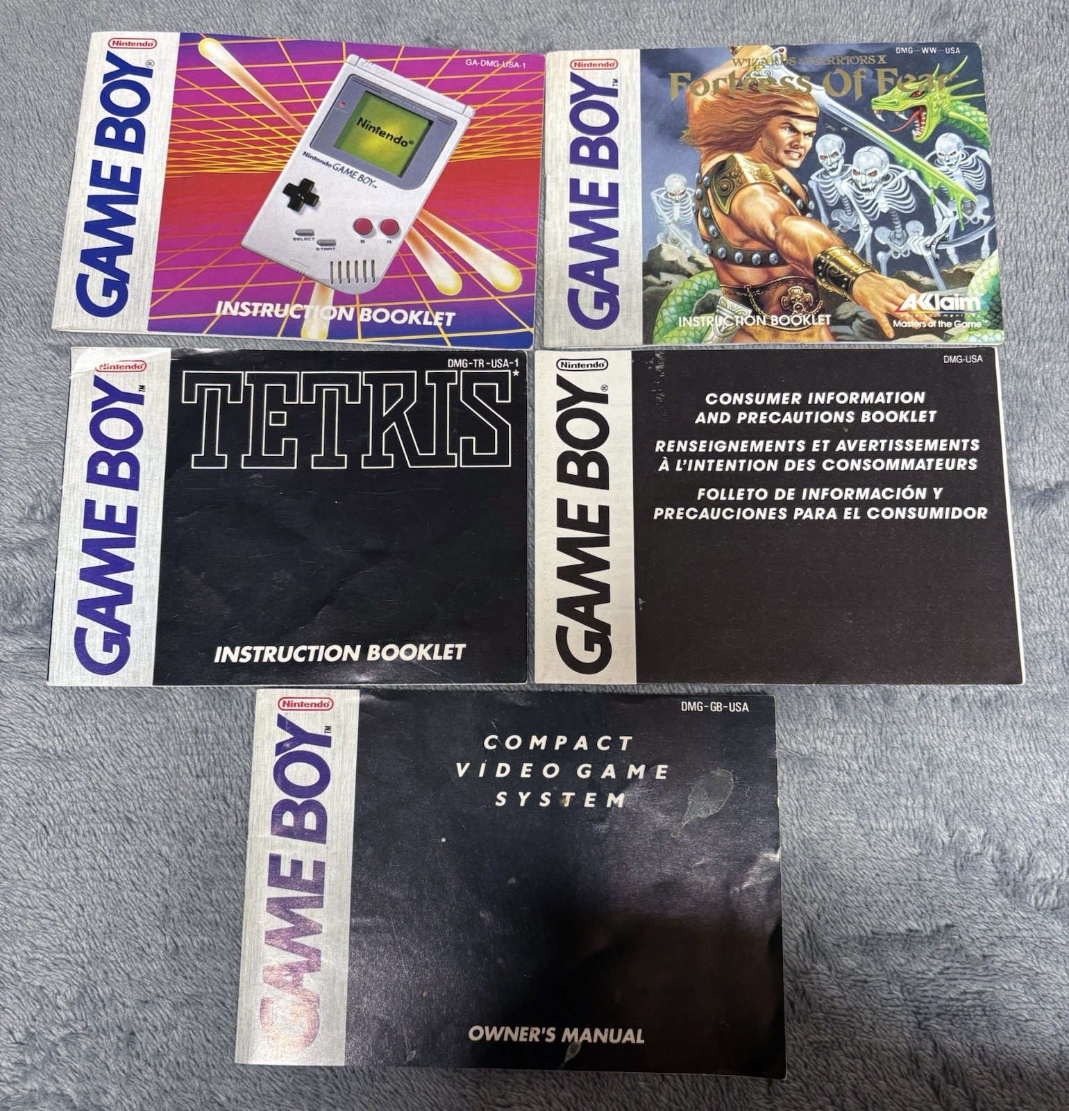 Nintendo Gameboy Original Console With Box Booklet Tested Excellent Condition