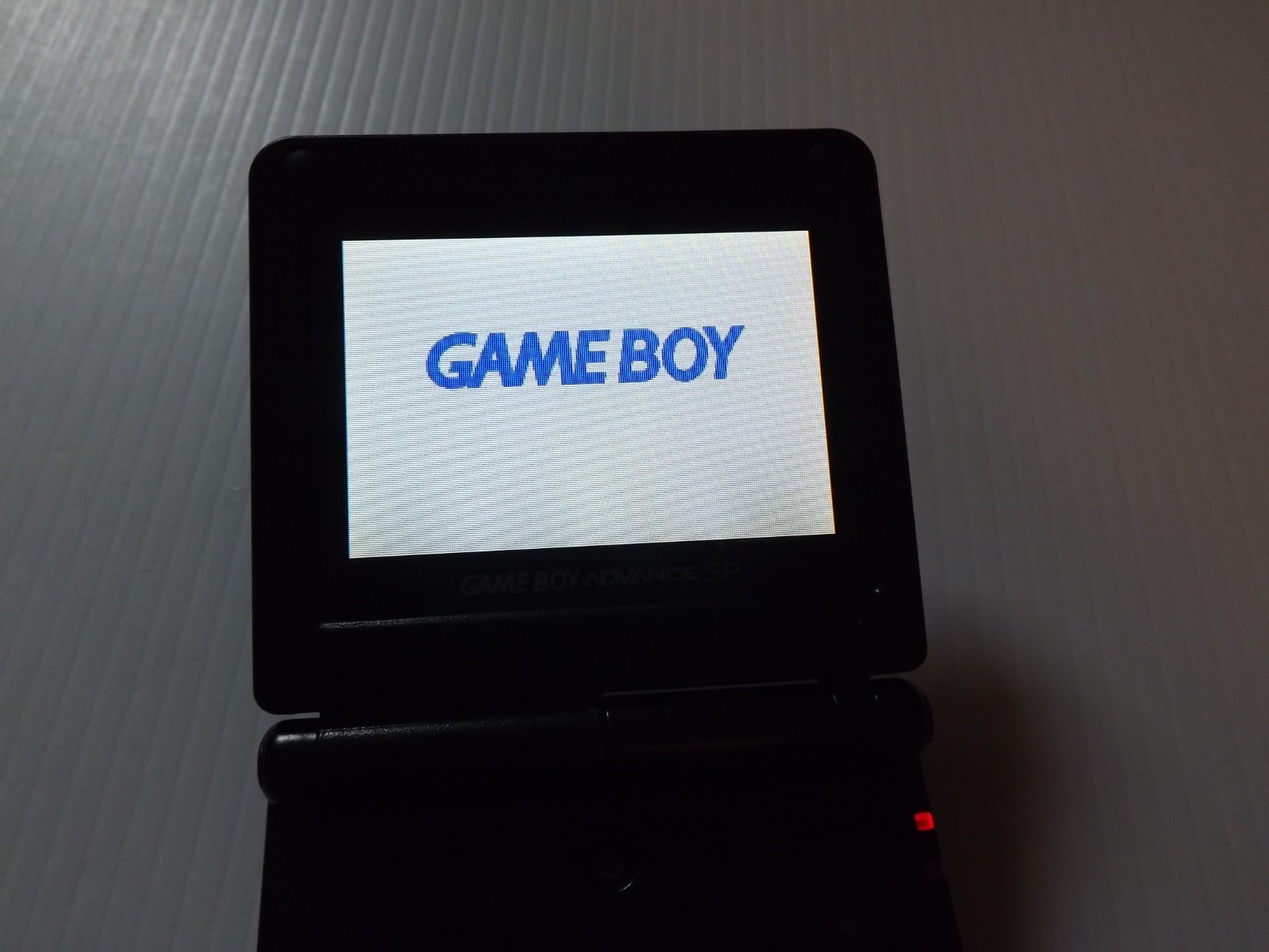 RESHELLED! NEW BATTERY! Black Nintendo Gameboy Advance SP 101 System – 610a