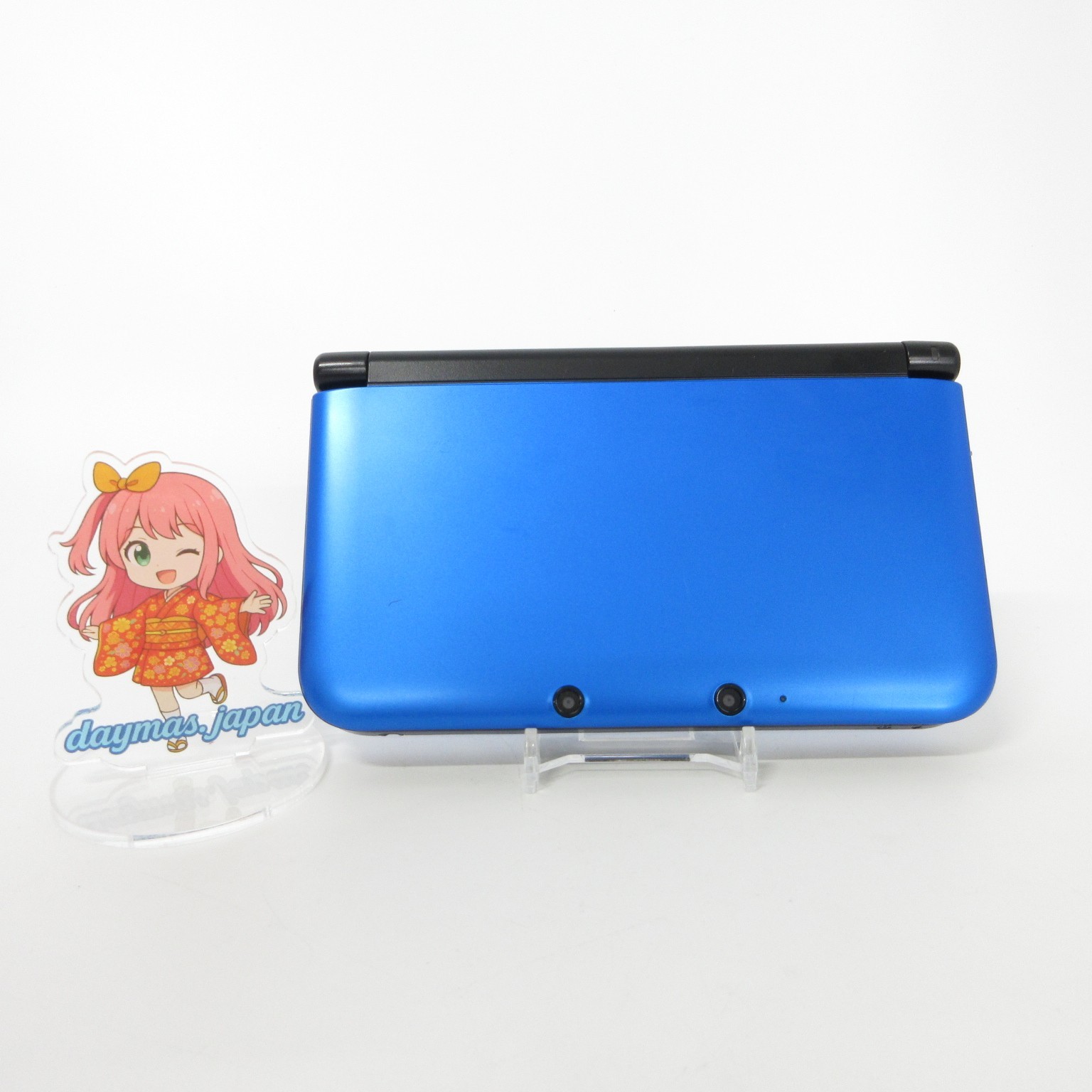【Excellent】Nintendo 3DS LL XL Blue x Black Console ONLY Japanese Edition #Arr042