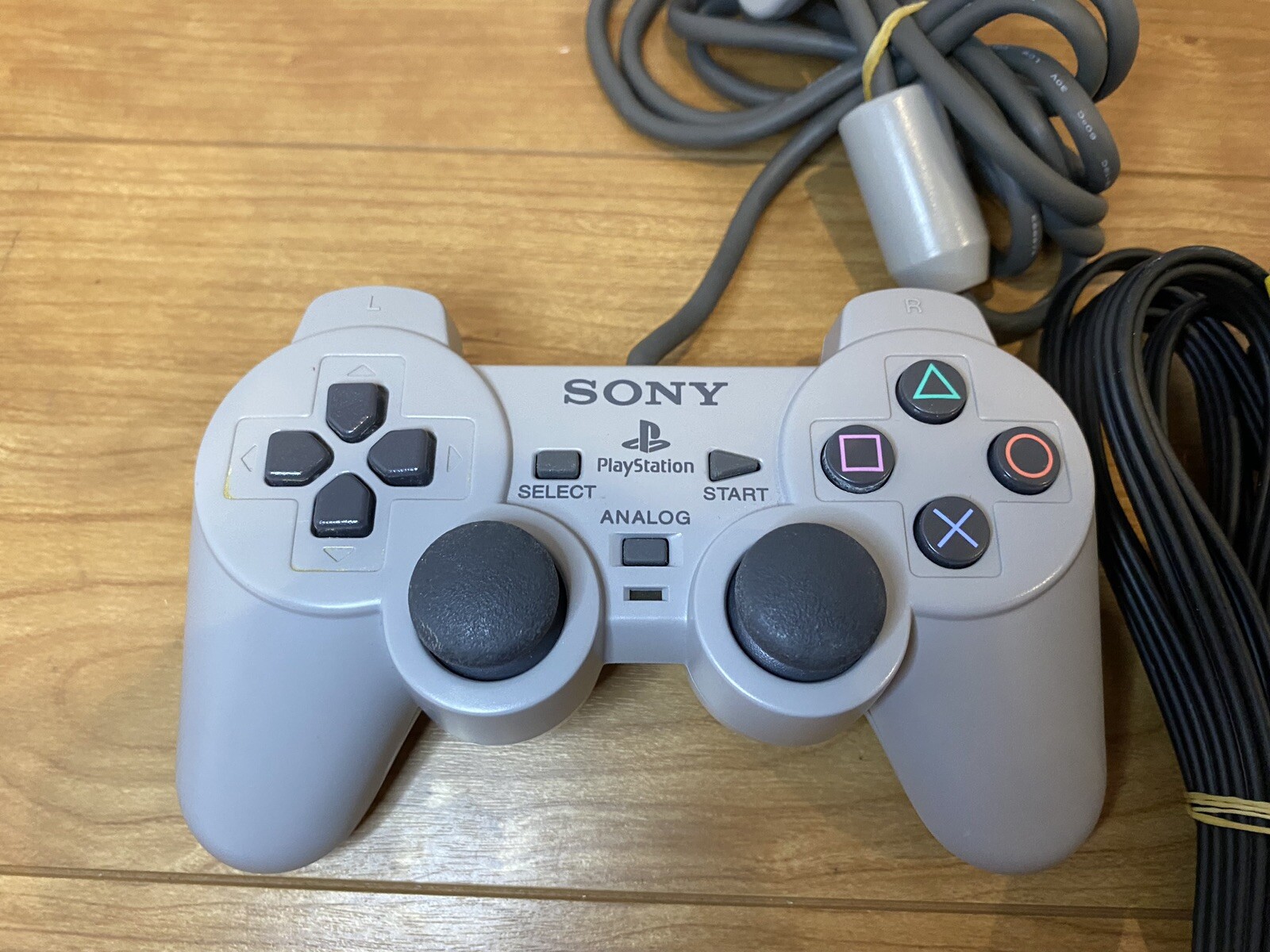 Sony PlayStation 1 PS1 SCPH-7000 Console Controller Set Gray Game JAPAN Tested