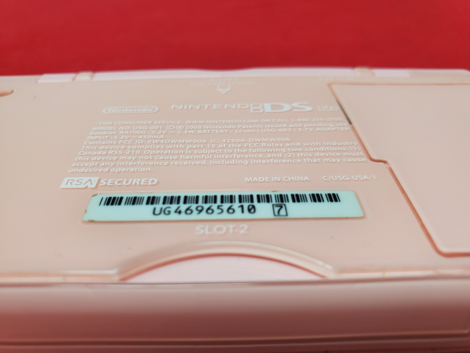 Nintendo DS Lite Video Game Console – Metallic Rose + MARIO CART!