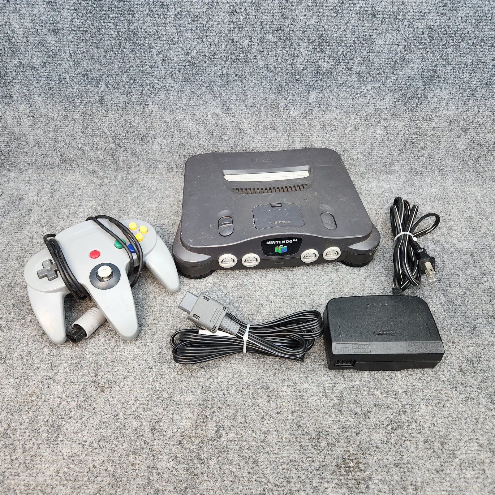 Nintendo 64 N64 Console NUS-001 (USA) Console System Bundle – Tested – Expansion