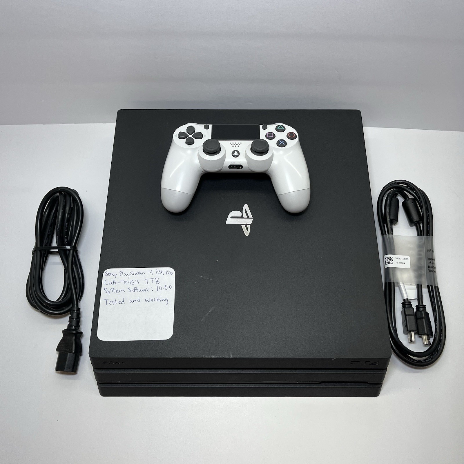 Sony PlayStation 4 PS4 Pro CUH-7015B 1TB Console 10.50 System Software – Tested