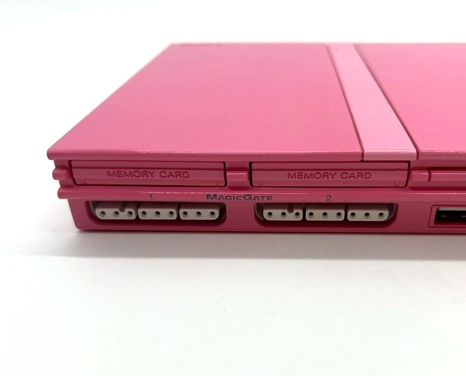 SONY Playstation2 PS2 Slim Console SCPH-77000 PK Controller Game NTSC-J #510