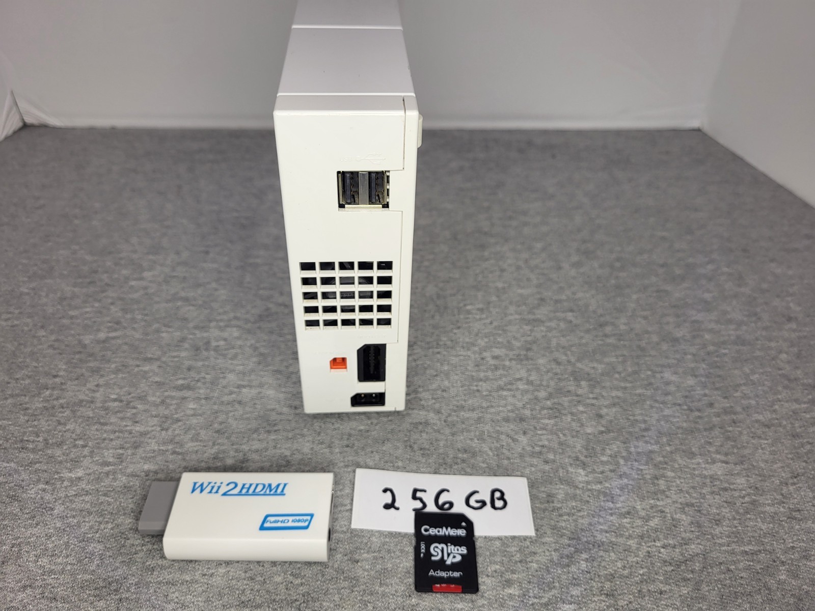 Custom Wii Ultimate Gamer Bundle.Programmed 256GB SD.Cleaned/Serviced.Plug&Play!