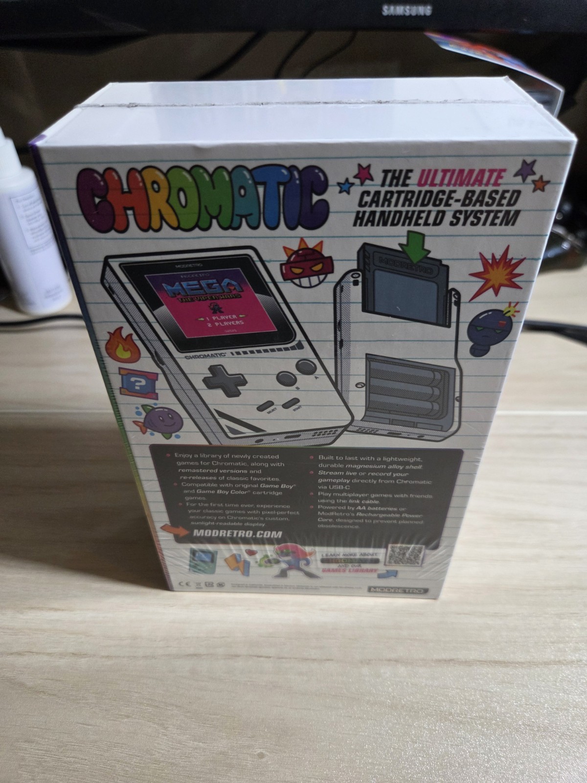 Mod Retro Chromatic w/ Tetris Game NEW & Sealed & a Authentic Pokémon Crystal