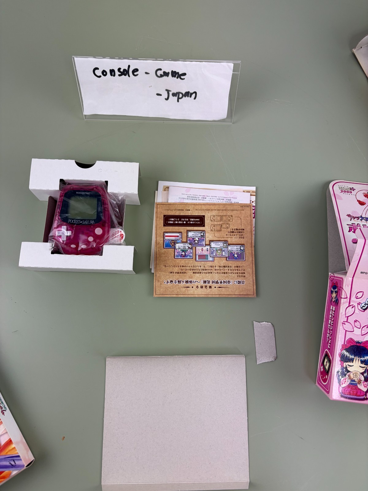 SAKURA TAISEN Pocket Sakura Pack Pedometer Sakura Wars Gameboy Color GB Japan